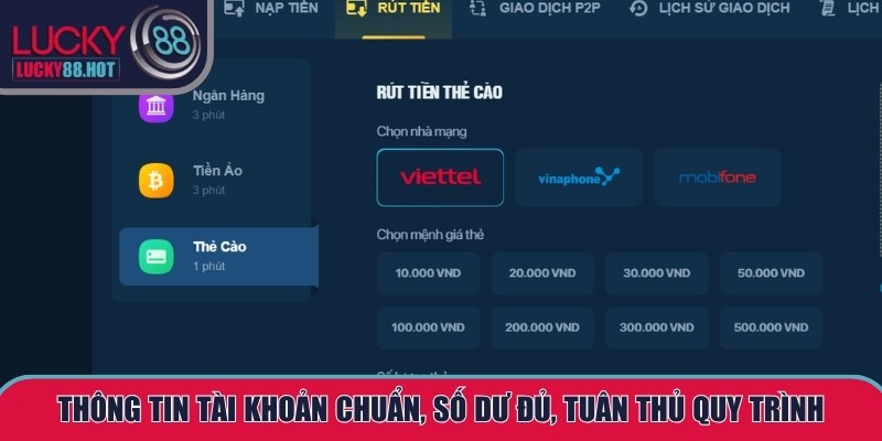 Rút Tiền LUCKY88 Chuẩn Xác, Tốc Độ Cao, Hỗ Trợ Đa Kênh Rút Tiền LUCKY88 Chuẩn Xác, Tốc Độ Cao, Hỗ Trợ Đa Kênh